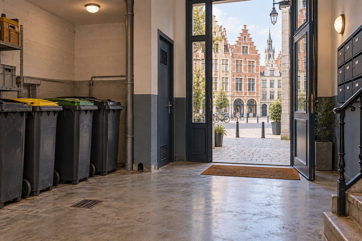 Parties communes d'un immeuble ancien à Lille